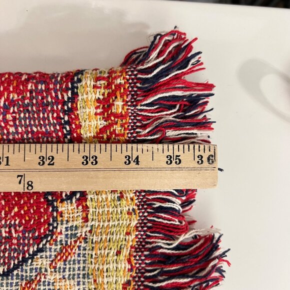 Vintage Angel Tapestry Throw Blanket Woven Cotton Jacquard - Picture 8 of 8